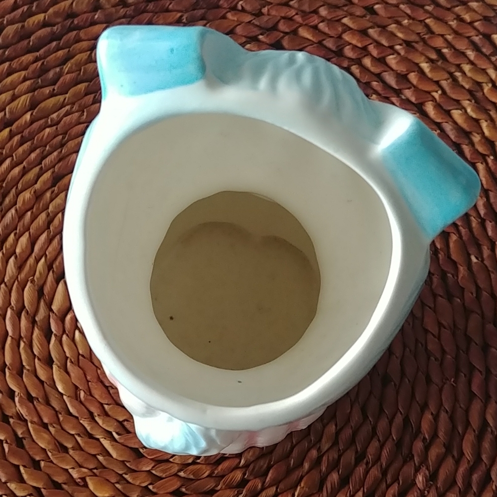Vintage Relpo Japan cat planter vase RARE - Picture 5 of 8